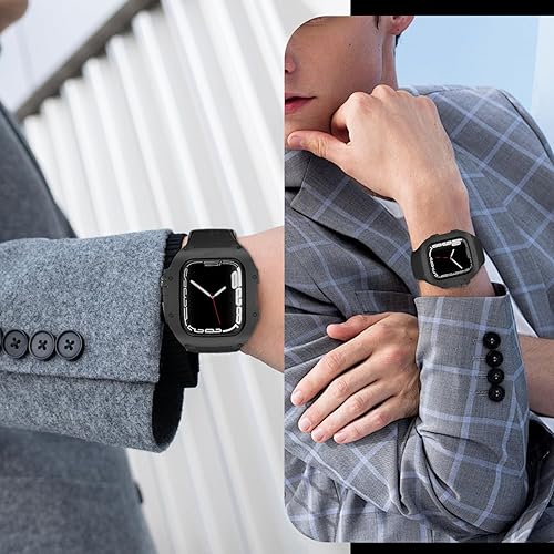 Miniatura 8 de Ultimate Apple Watch Series 987SE. Combo de correa y funda para 441.772 in el epítome de fuerza, elegancia y protección inigualable