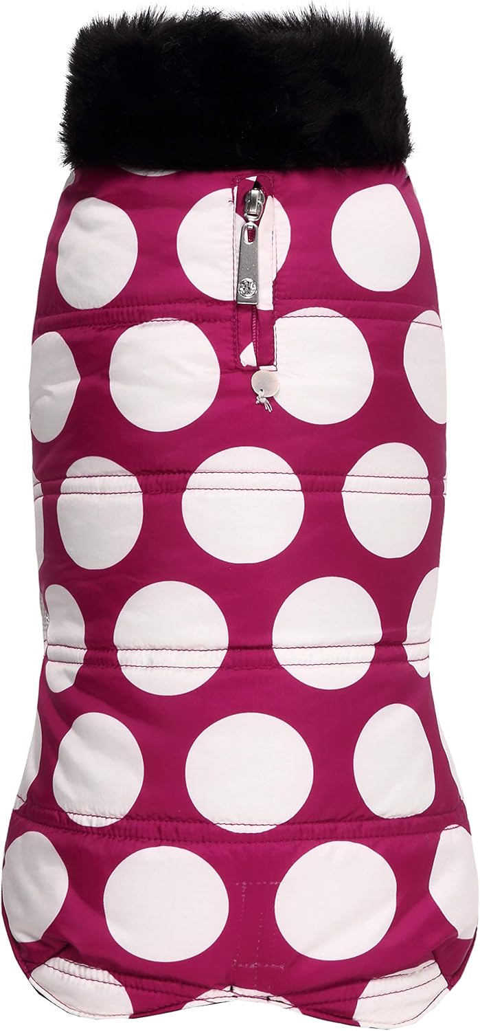 Wouapy 727738 Bubble Dog Coat, Size 38, Pink