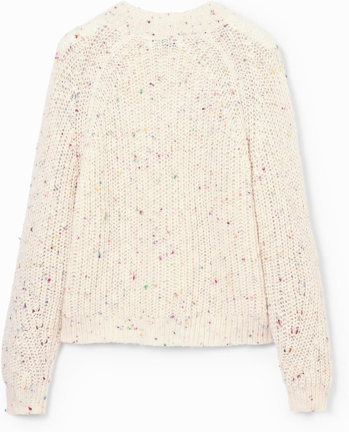 Desigual Womens Woman Flat Knit Thick Gauge Pullover - Image 4