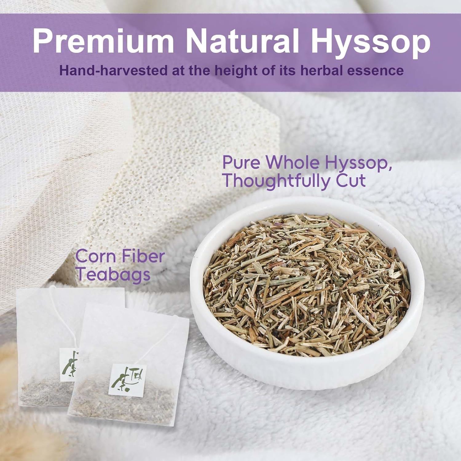 TEARELAE - Hyssop Tea - 54 Count Herbal Tea Bags - Caffeine Free, Soothing & Aromatic - Perfect for Evening Relaxation, Digestive Comfort & Mindful Moments - Image 3