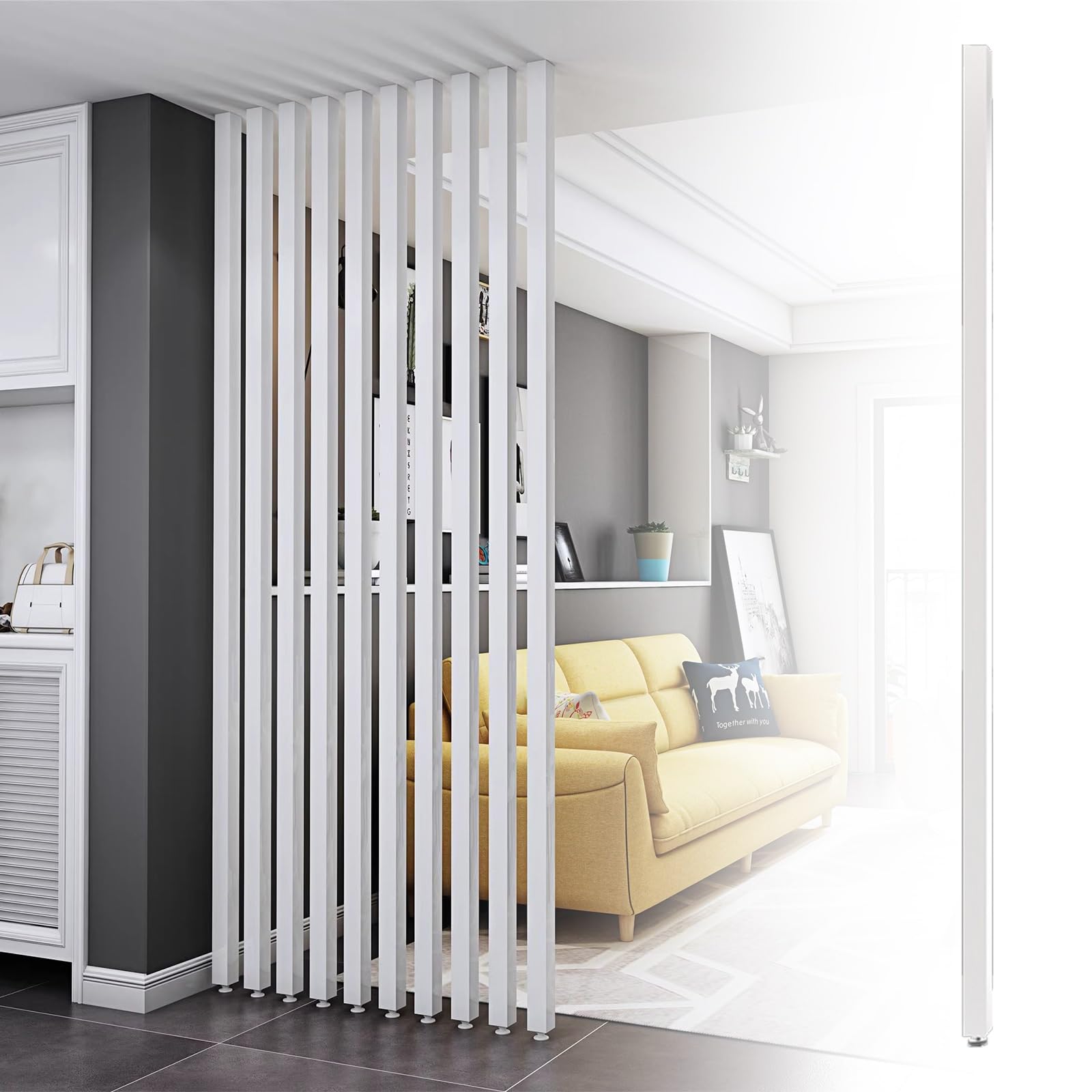 Cloison de séparation de pièce en bois pour optimiser votre espace bureau à la maison