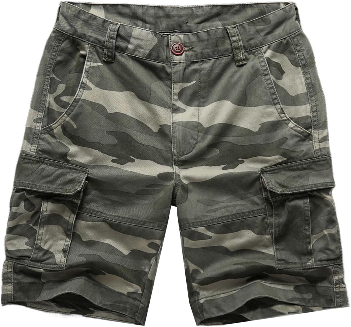Men's Camouflage Work Shorts - Summer Casual Streetwear Capri