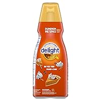 Vista 122 de International Delight Crema de café, caramelo macchiato, crema saborizada refrigerada, botella de 32 onzas líquidas