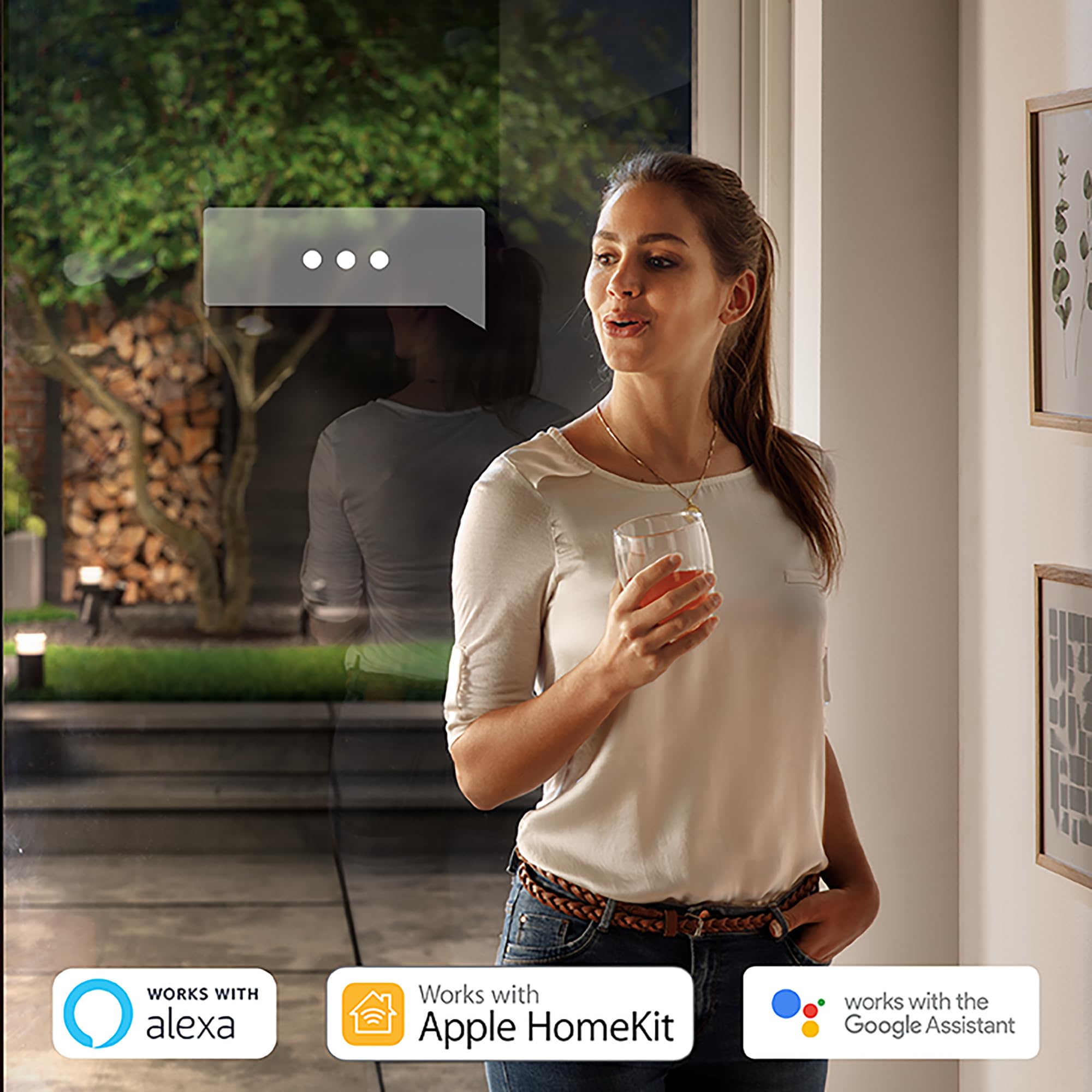 Philips Hue Resonate Wandlampe Außen Up & Down (Schwarz) - Außenleuchte mit Bewegungsmelder - Weißes und Farbiges Licht - inkl. 1 Hue Bewegungssensor für Außen - Hue White and Color Ambiance