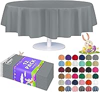 Vista 30 de Mantel de plástico de alta calidad - 54 in. x 108 pulgadas. Grandipity - Mantel rectangular (6 y 12 unidades), Agua (Aqua)