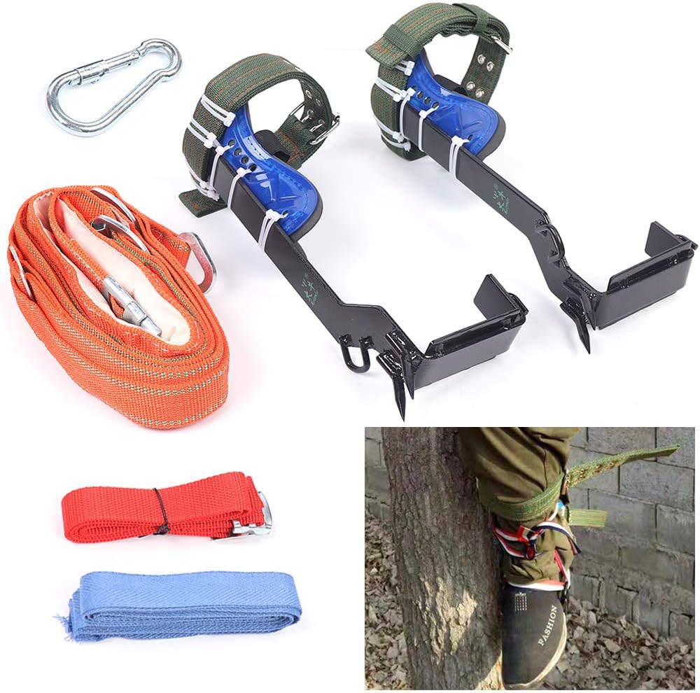 TFCFL Tree Climbing Tool - Adjustable Lanyard & Spike Rope Rescue Kit