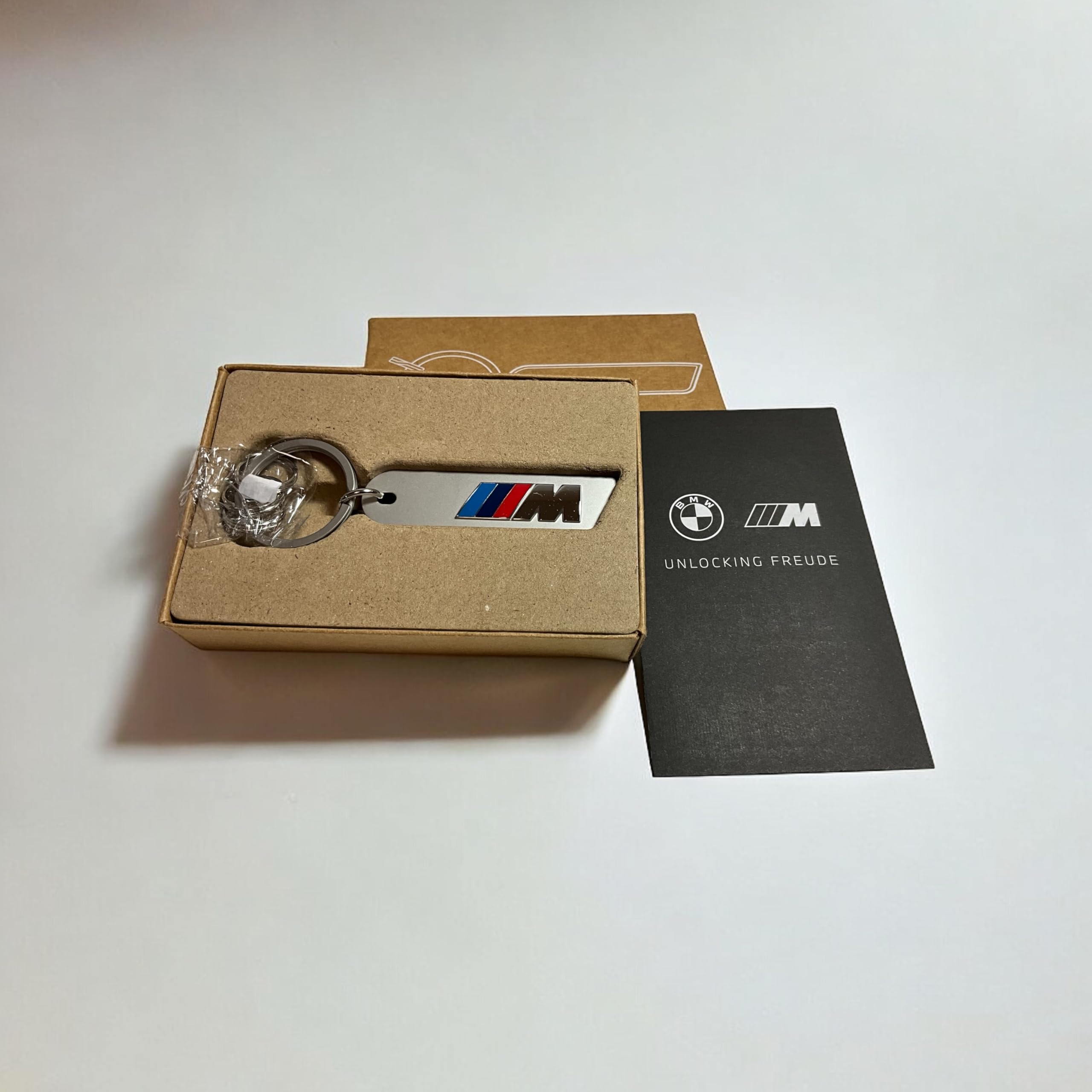 BMW Nuovo Originale M Collezione Acciaio Inox Logo Portachiavi Portachiavi 80272454759