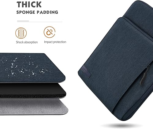Miniatura 4 de MoKo estuche con bolsillos para tablet de 12.9 pulgadas, para iPad Pro 20212020201820172015 de 12.9 pulgadas, Surface Laptop Go de 12.4 pulgadas