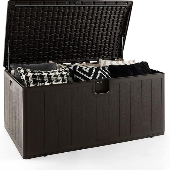 Giantex 492 L Patio Deck Box, All Weather Storage Container w/Lockable