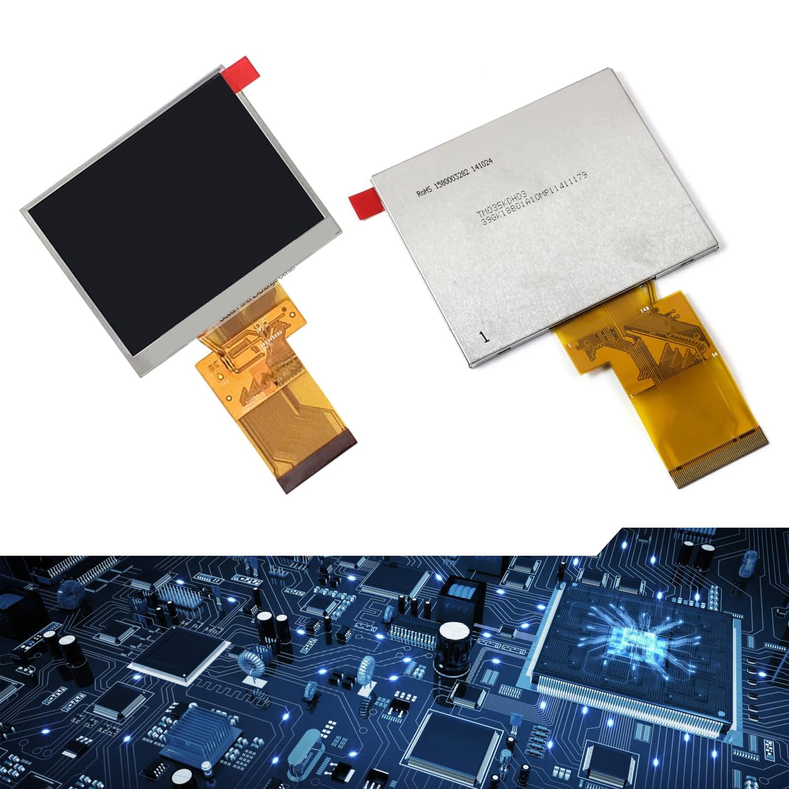 QWQJ Long Life 3.5 Inch LCD Screen for Enhanced Visual in Electronics Embedded Systems Space Constrained Designs