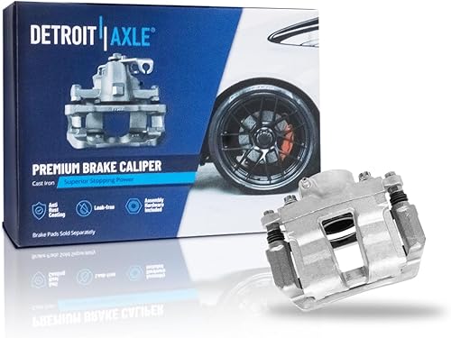 Miniatura 253 de Detroit Axle - Pinza de freno delantera derecha con soporte de repuesto para Chevrolet Equinox Captiva Sport Pontiac Torrent Saturn Vue Suzuki XL-7