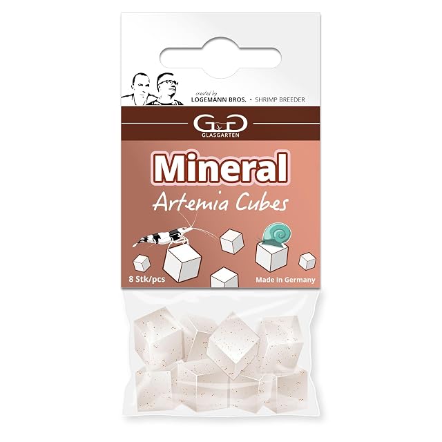 GlasGarten Mineral Artemia Cubes - 8 uds.