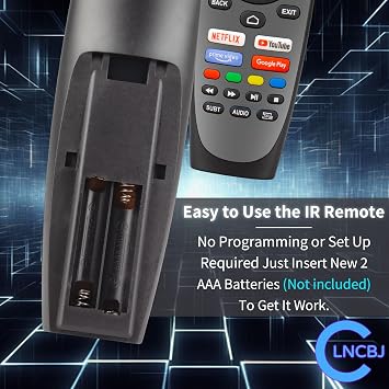 EC40V2FA Replace Remote Control Compatible with Caixun Android TV EC32V2HA