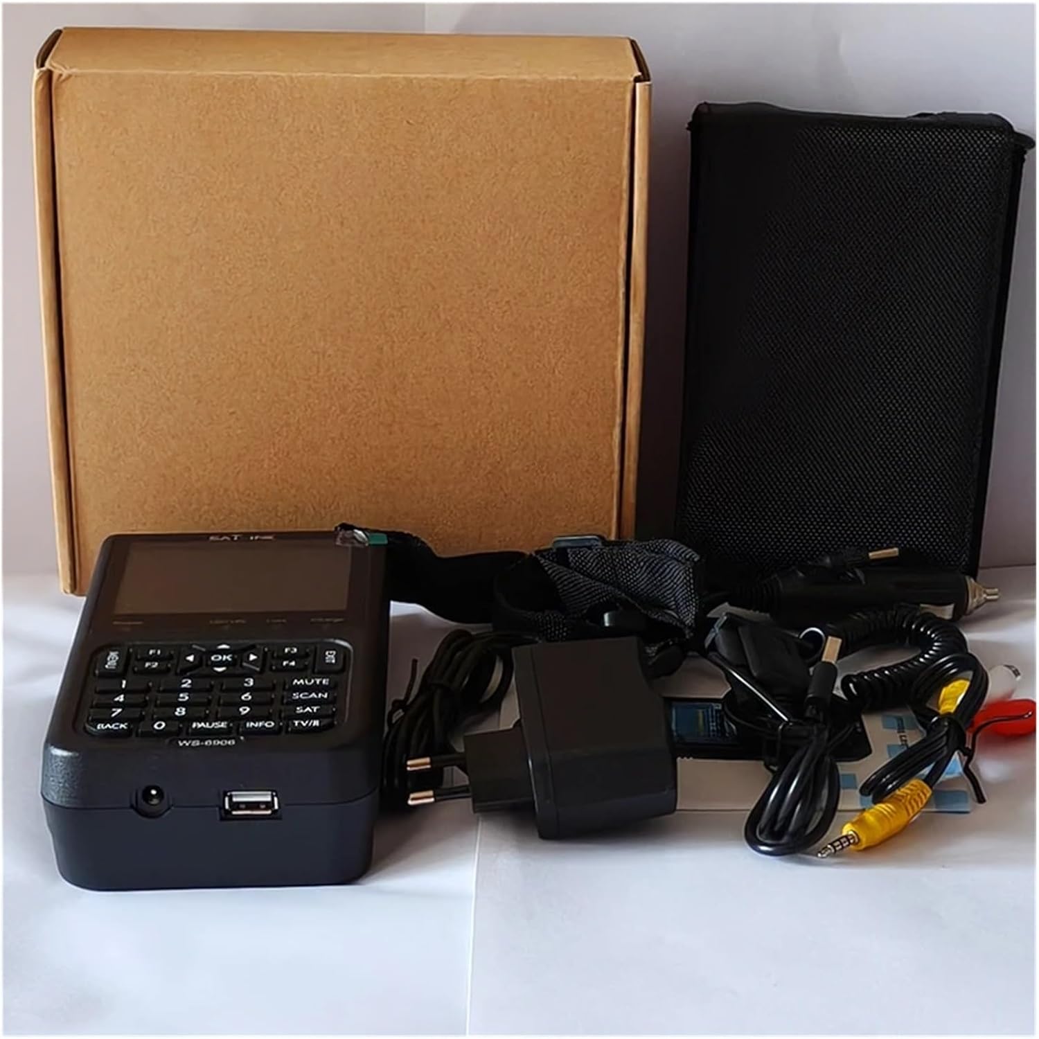 WS6906 3.5in LCD Display Data Digital Satellite Signal Finder Meter DVB-S Finder Meter Portable Measuring Instruments - Image 2