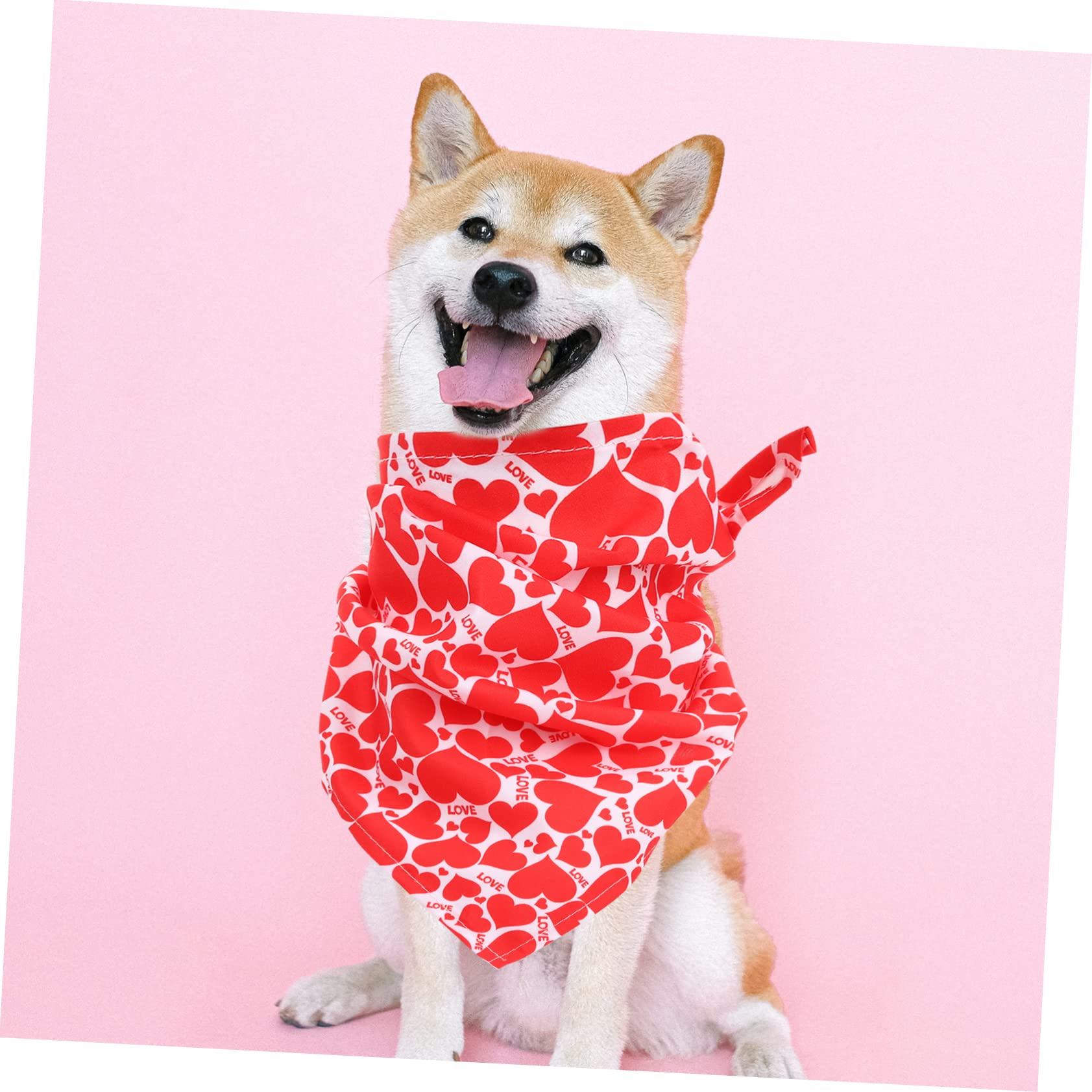 POPETPOP 15pièces Bandanas Triangulaires pour Chiens Foulards De Saint-Valentin Accessoires pour Animaux pour Photos Et Sorties
