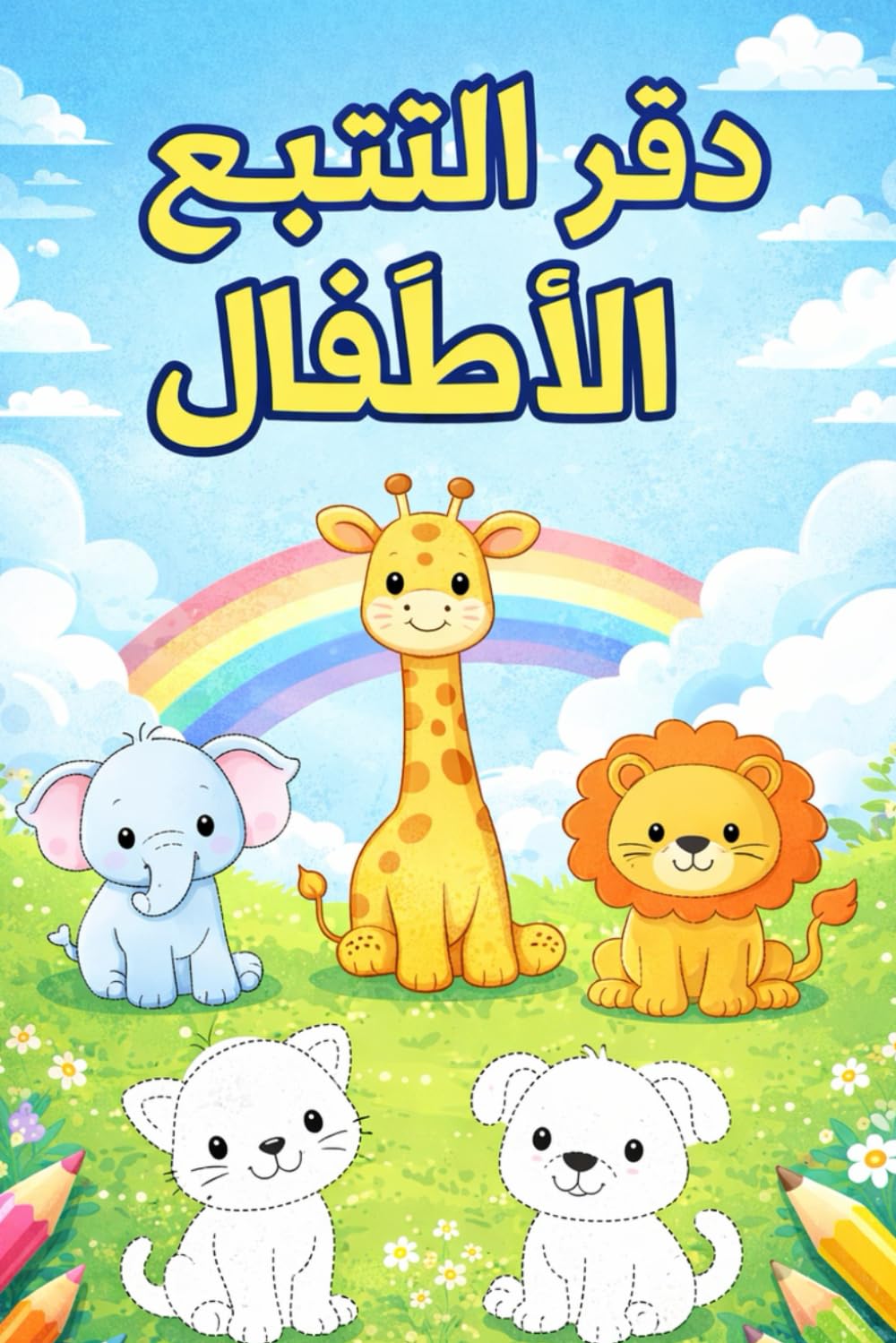 كتاب تتبع ورسم وتلوين للأطفال: أنشطة ممتعة بخطوط منقطة لتنمية مهارات الكتابة والإبداع للأطفال في مرحلة ما قبل المدرسة      Paperback – Large Print, February 1, 2026
