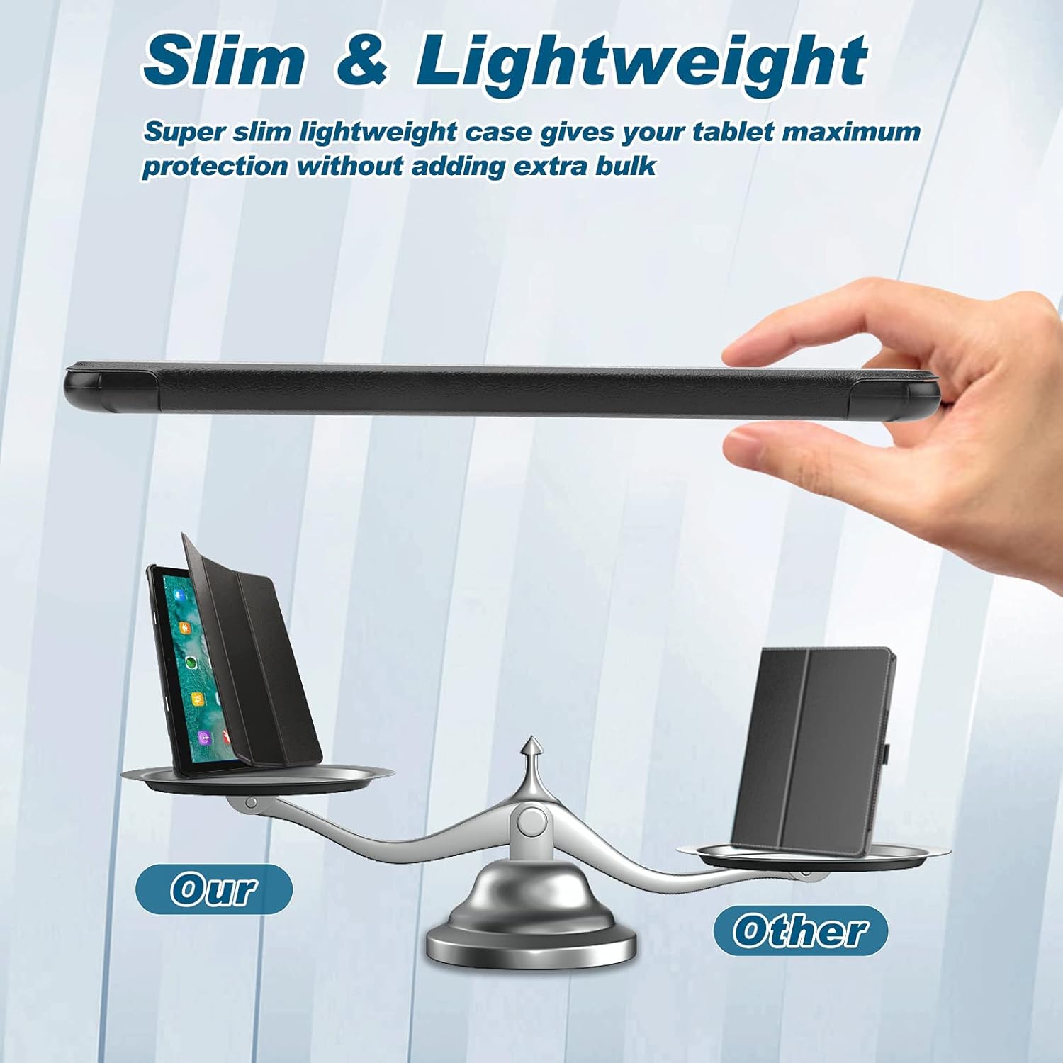 All New Fire HD 8 Tablet Case, Fire HD 8 Plus Tablet Case (8" 10 Generation, 2020 Release) - Ultra Light Slim Fit Protective Cover with Auto Wake/Sleep Black, Not Suit for Previous Generation : Electronics