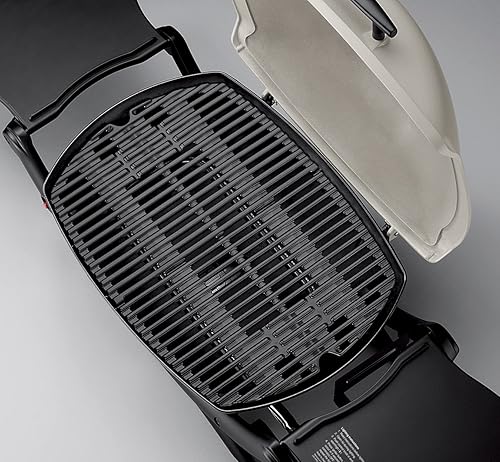 Weber Q2000 Titanium Gas Barbecue with Side Table - 9
