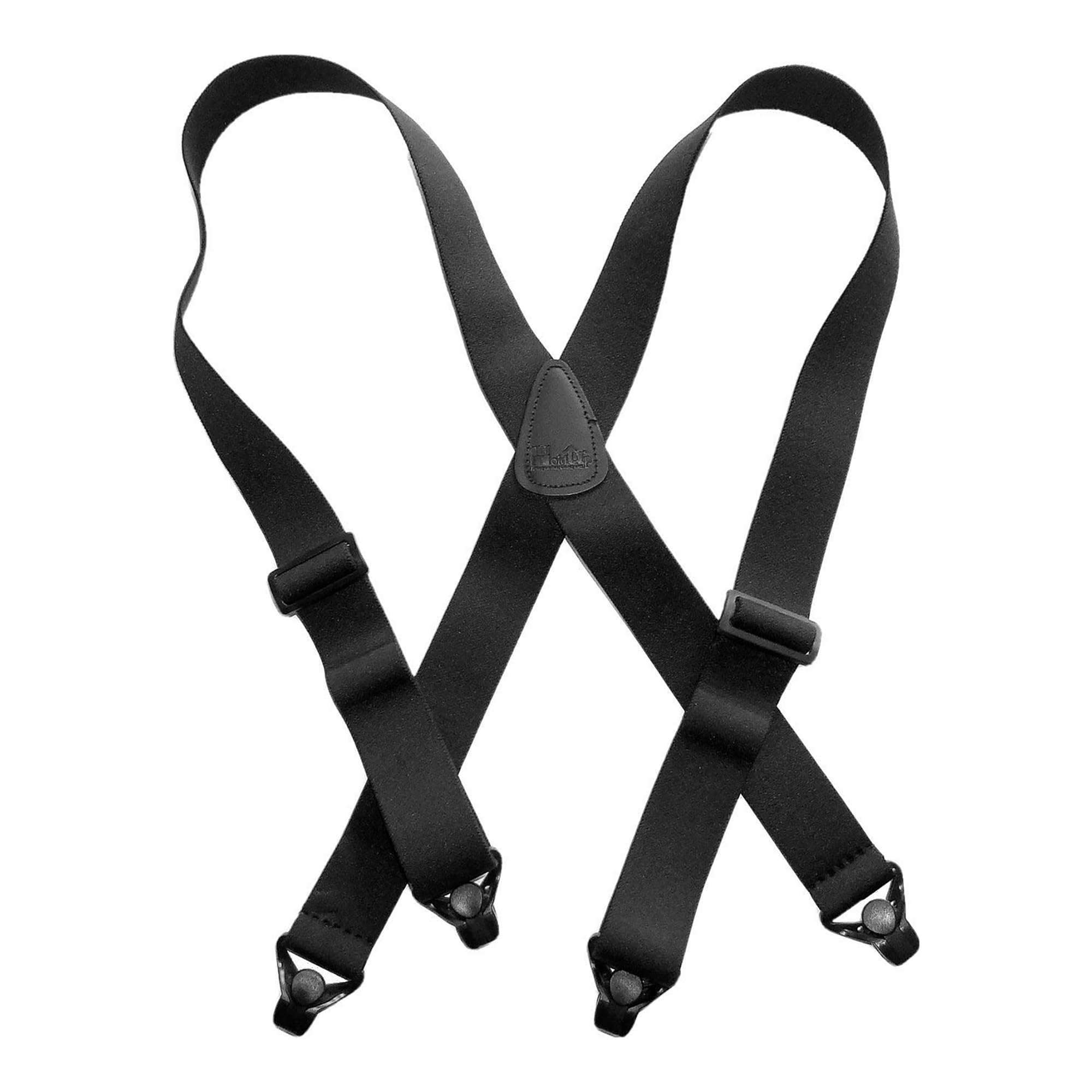 Hold-Up Airport Friendly No-Buzz Suspenders with Composite Gripper Clasps