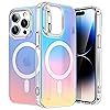 JETech Iridescent Case for iPhone 14 Pro 6.1-Inch Compatible with MagSafe, Cute Unique and Aesthetic Design, Colorful Fluorescent Translucent Back Shockproof Phone Cover (Iridescent) JETech Iridescent Case for iPhone 14 Pro 6.1-Inch Compatible with MagSafe, Cute Unique and Aesthetic Design, Colorful Fluorescent Translucent Back Shockproof Phone Cover (Iridescent)