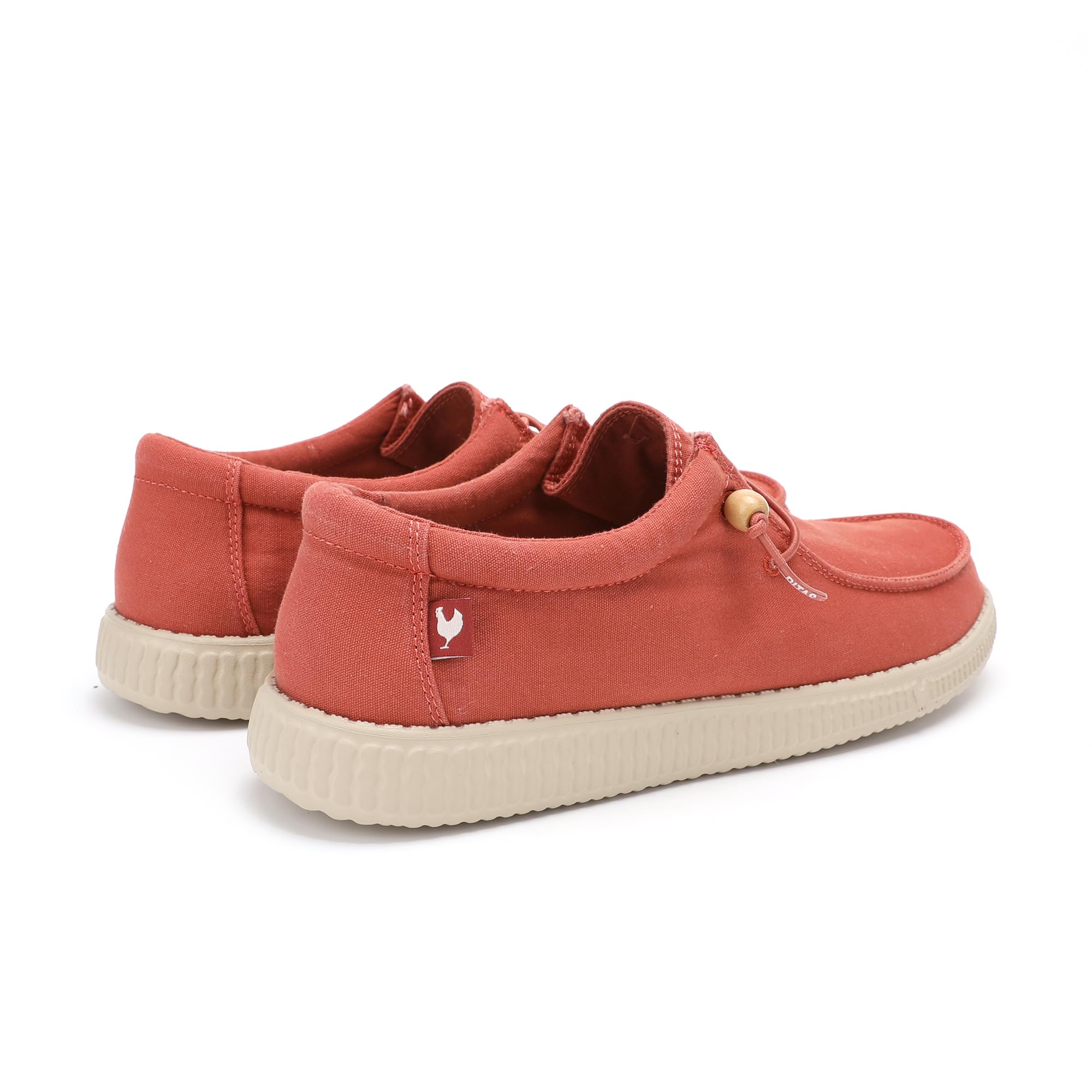 WALK IN PITAS | WP150 Washed | Mocasines de Hombre | Naranja 42 | Náuticos Casual |Zapatillas de Tela | Zapatos sin Cordones | Deportivas Casuales | Calzado de Walkinpitas