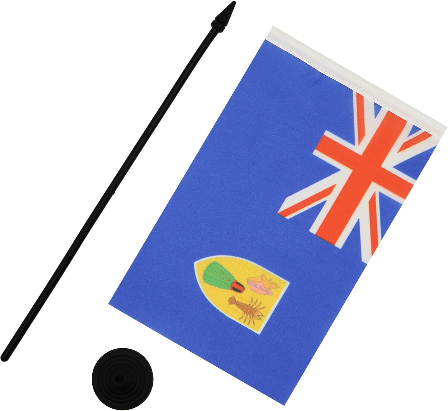 AZ FLAG Turks and Caicos Islands Table Flag 6x8 in Plastic Base image 4