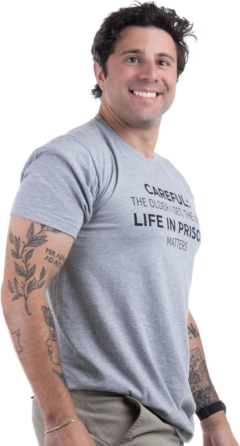 Funny Sarcastic Saying Tee Shirts for Men - Husband, Dad, Grandpa, Boyfriend Son Humor Joke T-Shirts image 5