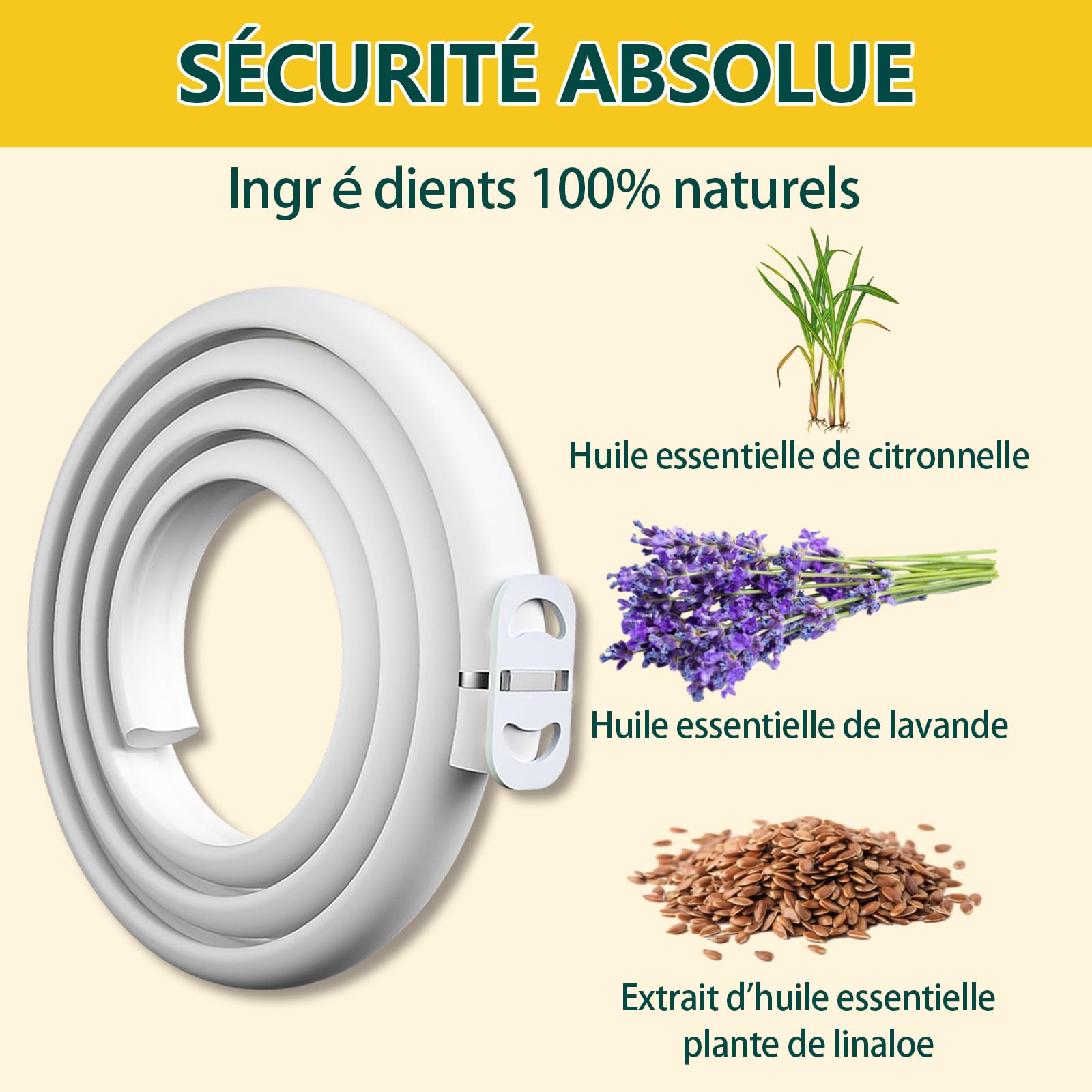 2pack Collier Anti Puces pour Chien, 12 Mois De Protection Efficace, Collier Anti Tique Chien 65cm, Réglable Et Étanche, Convient Aux Chiens De Toutes Tailles (65cm*2)