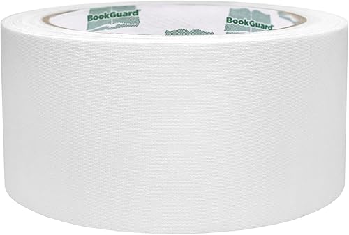 BookGuard Brand, cinta de color para reparar encuadernación de libros, hecha con tela de primera calidad, de 2", bobina de 15 yardas de largo
