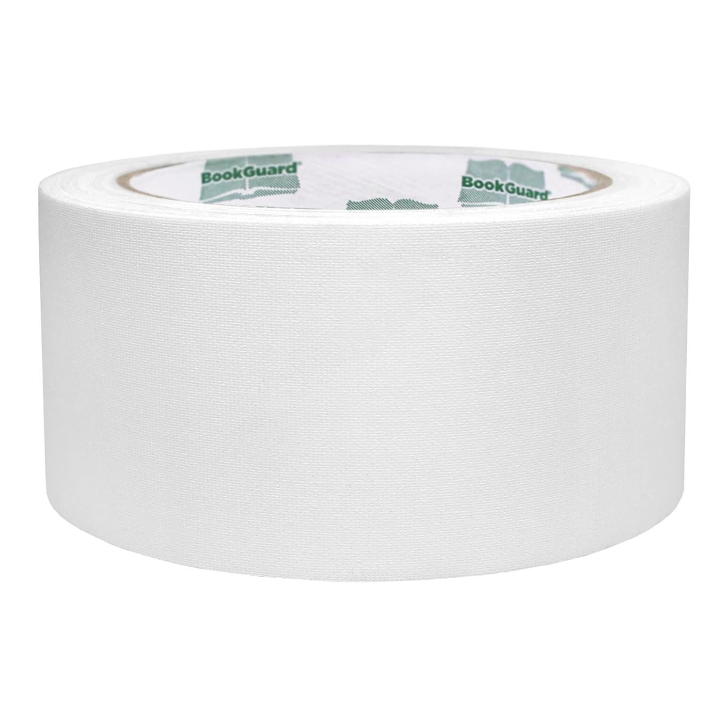 BookGuard 2 Inch Premium Cloth Bookbinding Repair Tape, 15 Yard Roll, White : Office Products