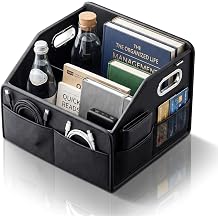 Leather Car Boot Organiser, Foldable Car Boot Organizer Upgraded Auto Trunk