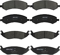 Vista 93 de Juego de pastillas de freno delanteras y traseras de 4 ruedas de repuesto de pastillas de freno de disco de cerámica para Nissan Pathfinder