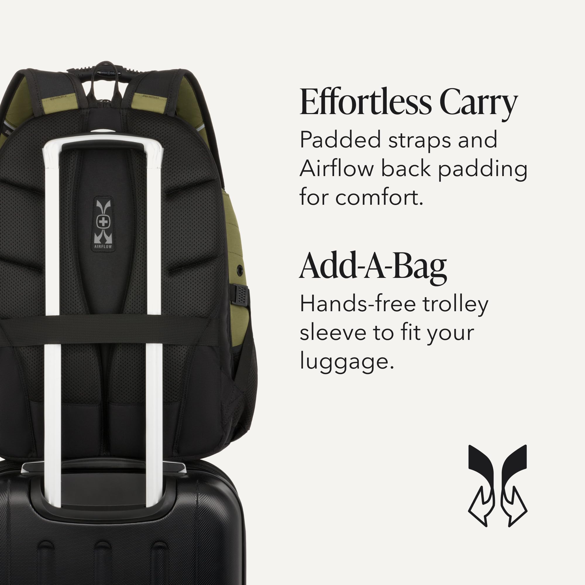 SWISSGEAR 1900 ScanSmart Laptop Backpack, Fits Most 17-Inch Laptops, TSA-Friendly Lay-Flat Design, RFID Protection, and Tablet Pocket, Black, 31L, 18.5-Inch view 6