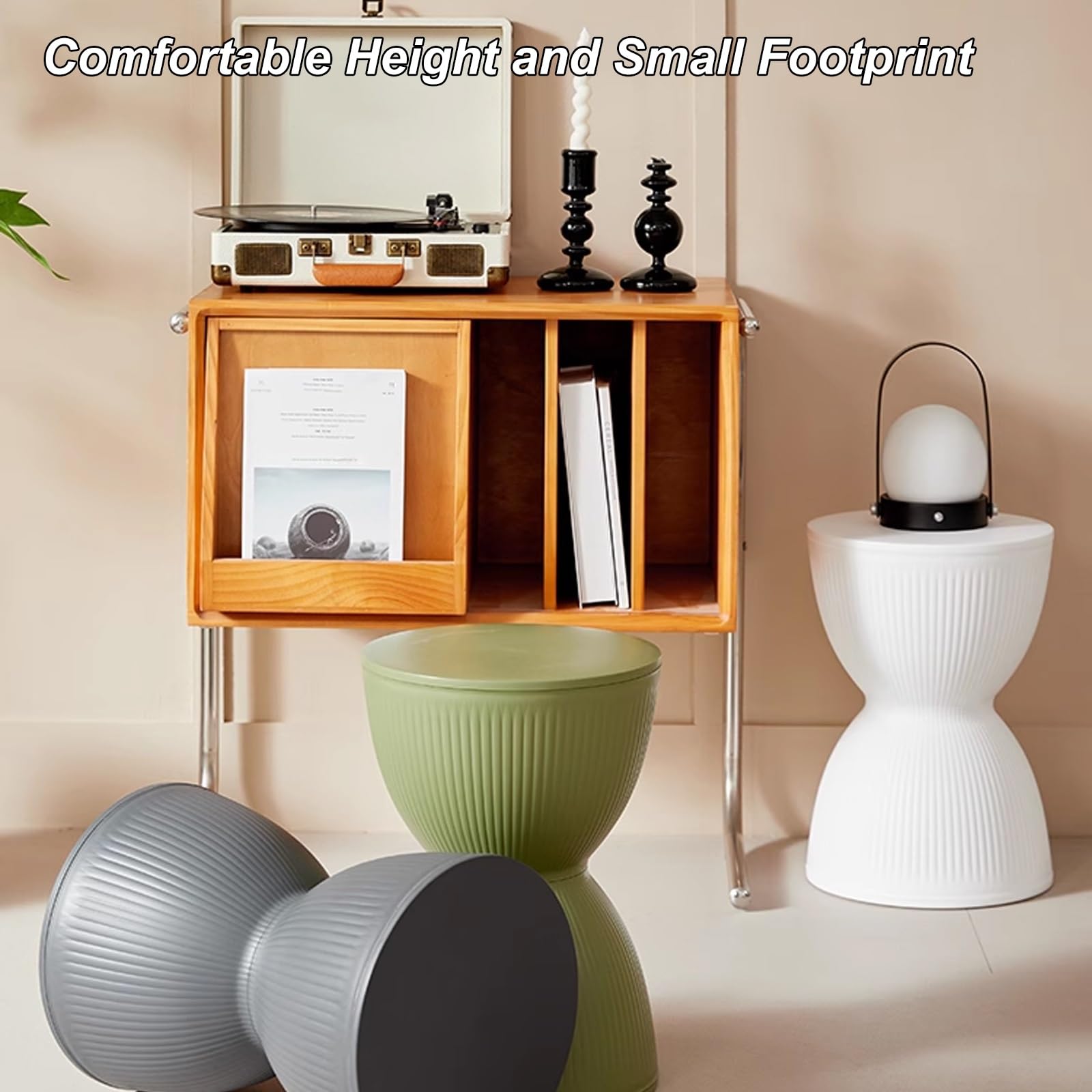 Poggiapiedi in plastica nordico senza installazione, scarpiera per veranda, ideale per piccoli appartamenti, camere da letto e ingressi, mobili salvaspazio (blu)