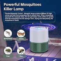 Tiptop Home USB Elektromos Rovarcsapda - UV Fényes Szúnyog- és Légyirtó Lámpa, Hordozható, Csendes Működés, Konyhai, Beltéri és Kültéri Hasz 2