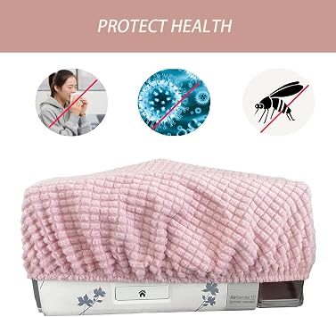 CPAP Dust Cover - CPAP Hose Cover - Protect Your CPAP Machines for Sleep Apnea & BiPAP Machines - CPAP Cleaning Supplies - CPAP Accessories - Cleaner Machine - CPAP Cover (Pink)