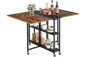 TCZ01BF - The Ultimate Space-Saving Dining Solution: Fold Up Kitchen Table