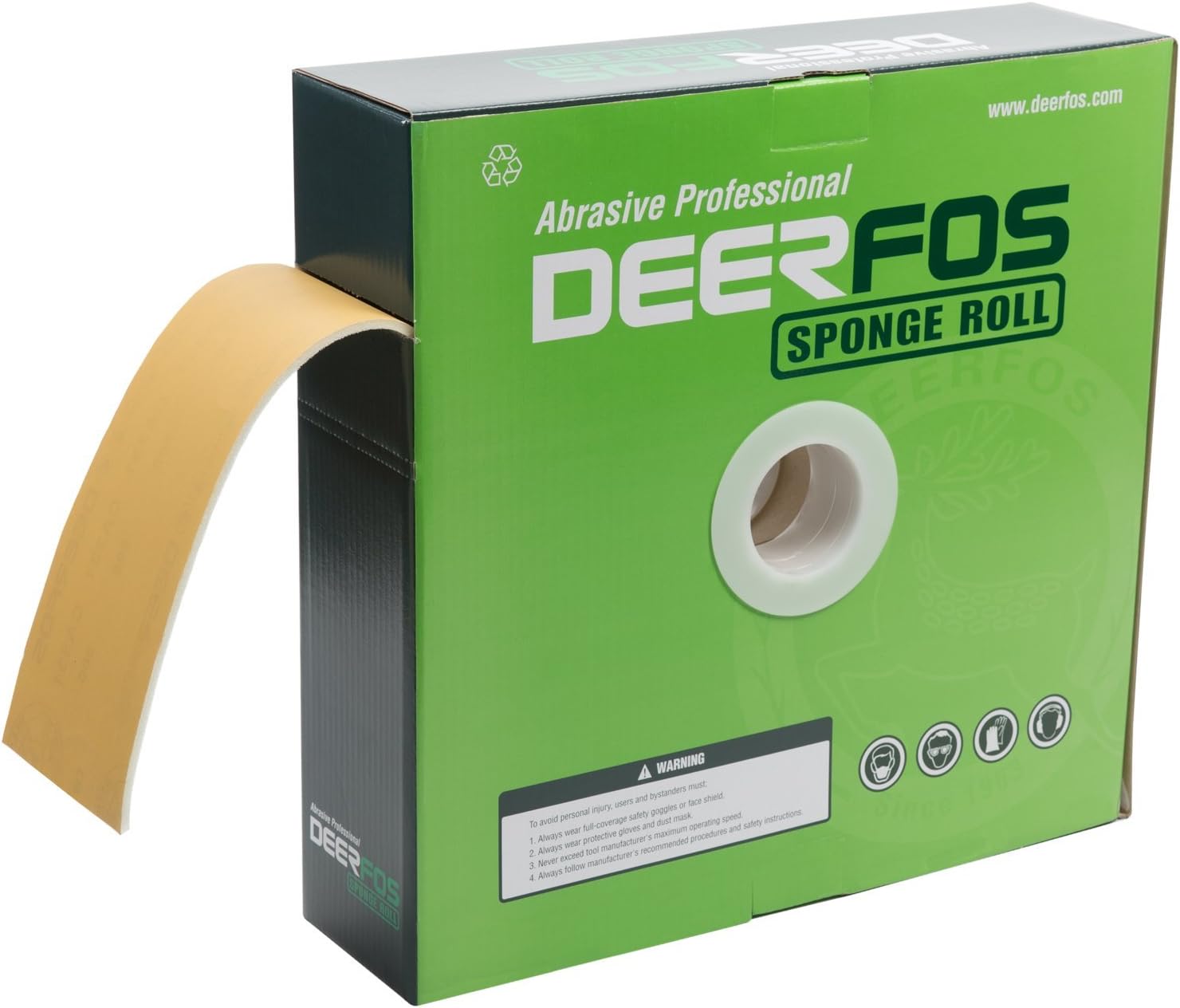 Sanding Sponge Roll On Clearance 4.5” x 27 Yards Premium Aluminum Oxide Multiple Grits and Foam Backing Ideal for Waterborne and Solvent-Based Coatings on Woodworking and Auto Body Repair (P600 Grit)