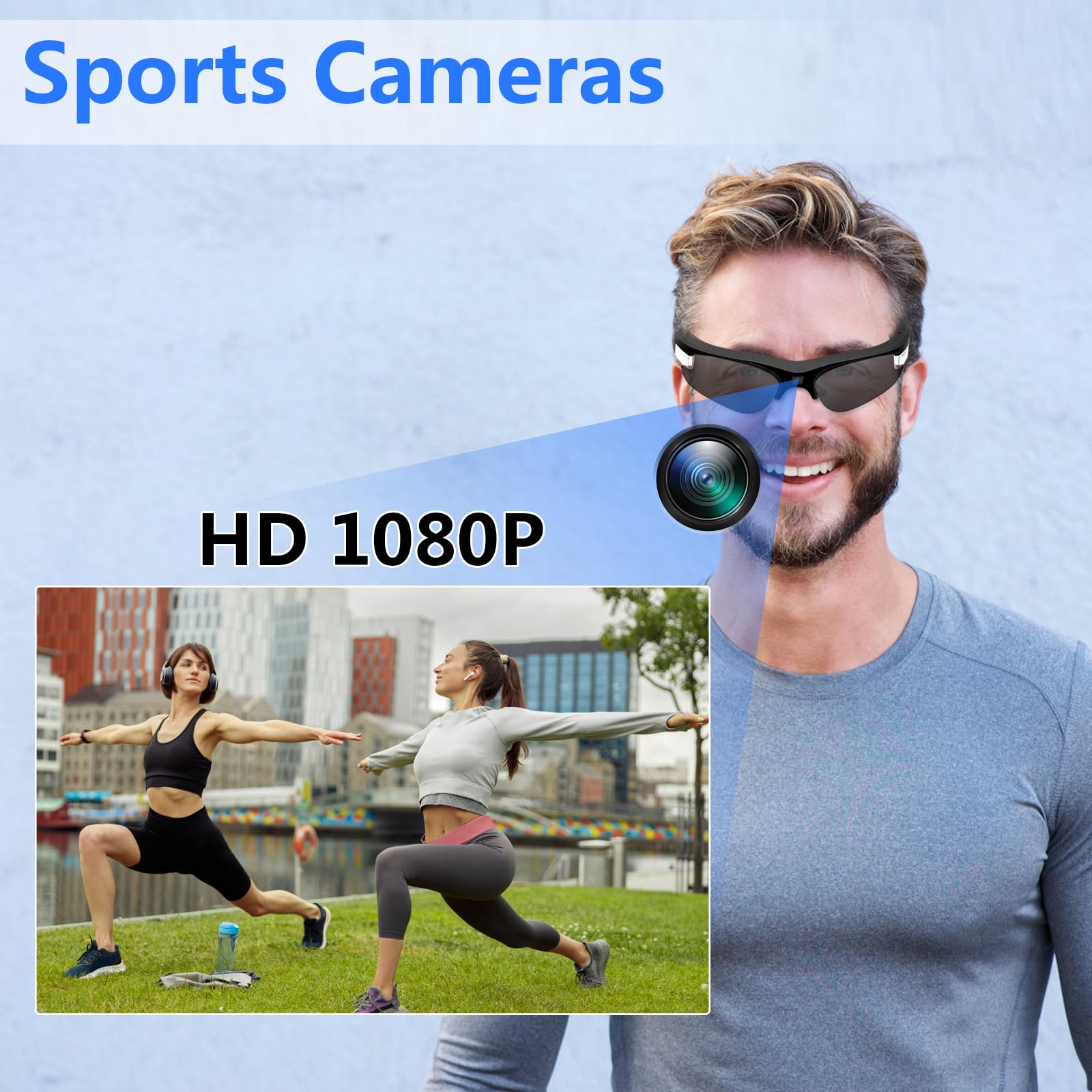 Yadayuki Mini-camera, camera met videorecorder, HD 1080p Yadayuki Mini-camera, camera met videorecorder, HD 1080p
