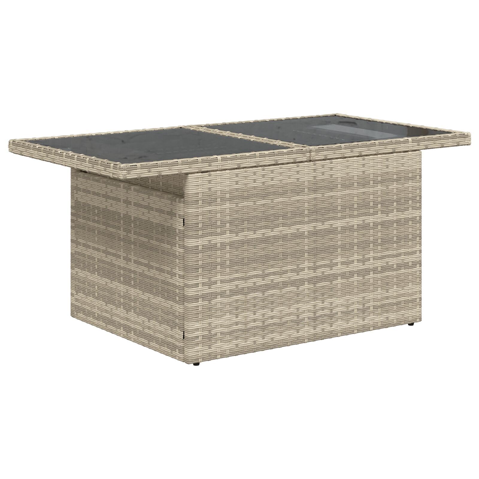 LAPOOH Set da Giardino 8 Pezzi Grigio Rattan Divano Giardino,Set da Giardino,Set da Giardino Esterno,Set di Conversazione per Patio-3357785