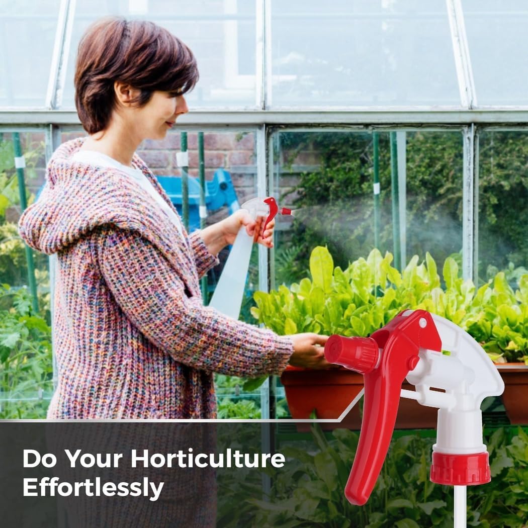 20 Plastic Trigger Nozzles, Replacement Heads for Sprayers, Chemical Resistant for Garden and Home Cleaning