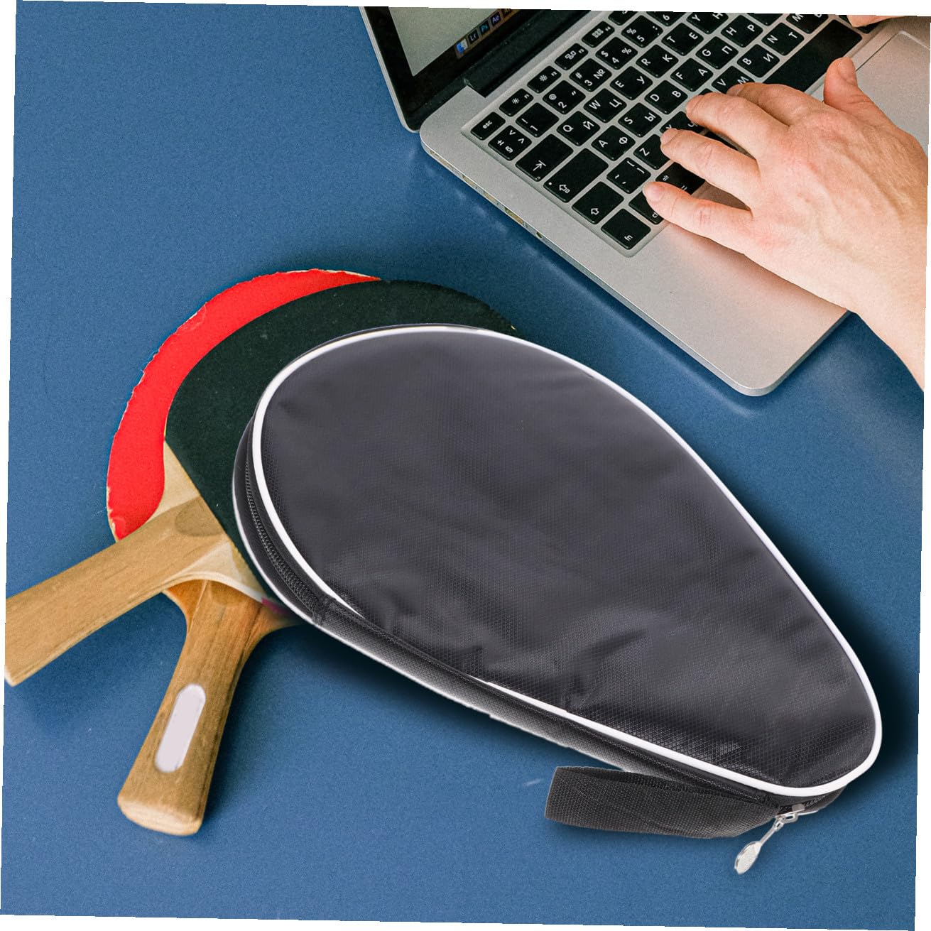 Kisangel Borsa Da Pong Racchetta Racchetta Custodia Per Racchetta Da Pong Custodia Portatile Per Pong Organizer Riutilizzabile Borsa Pratica Per Organizzare Lo Sport