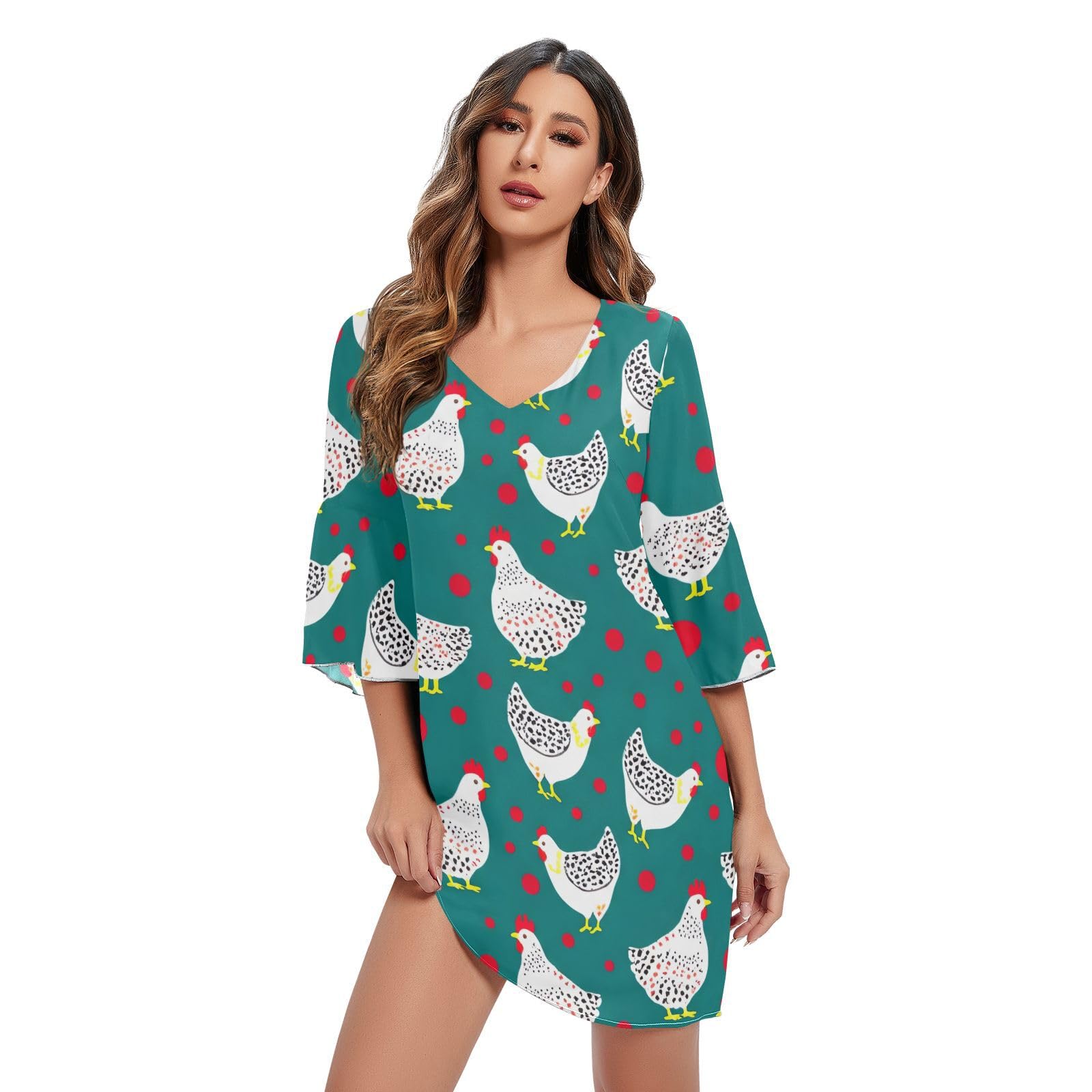 Robe d'été décontractée pour vos pique-niques à la ferme - 7