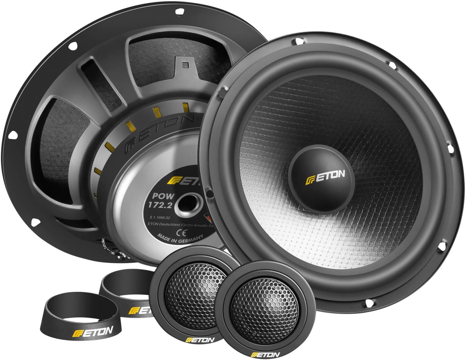 ETON POW 172.2 Compression 16.5 CM 2-Way Component System 165 MM POW172.2