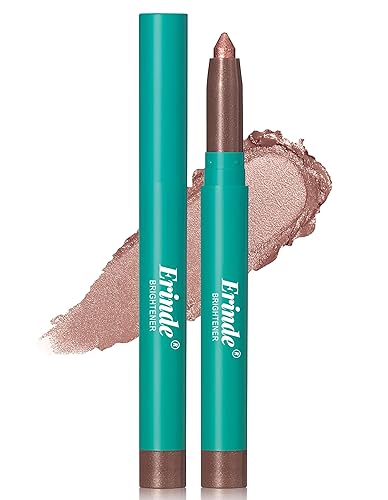 Jutqut Barra de sombra de ojos, Thrive sombra de ojos en barra iluminadora, lápiz de sombra de ojos con purpurina impermeable, delineador de ojos