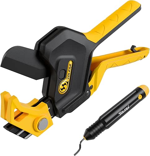 TOLESA PVC Pipe Cutter 3-Gear Adjustable, Cuts Up to 2-1/2”,
