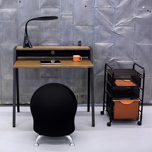 Miniatura 3 de Safco Products Studio - Escritorio, color negro