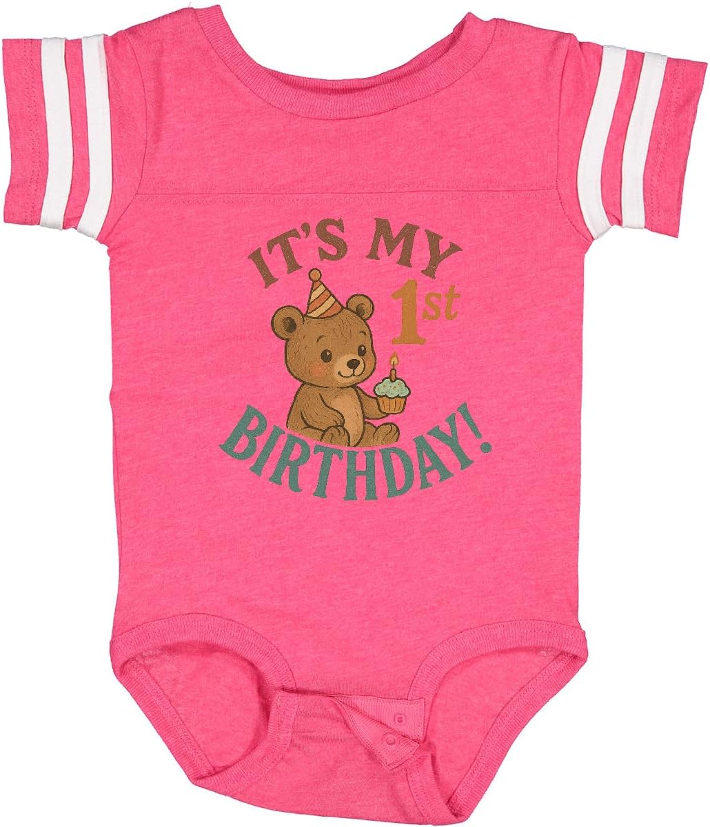 inktastic My First Birthday Bear Baby Bodysuit