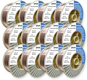 33-Lb Spool Of ER70S-6 .035 Mild Steel MIG Welding Wire - Shatterproof ABS Spool