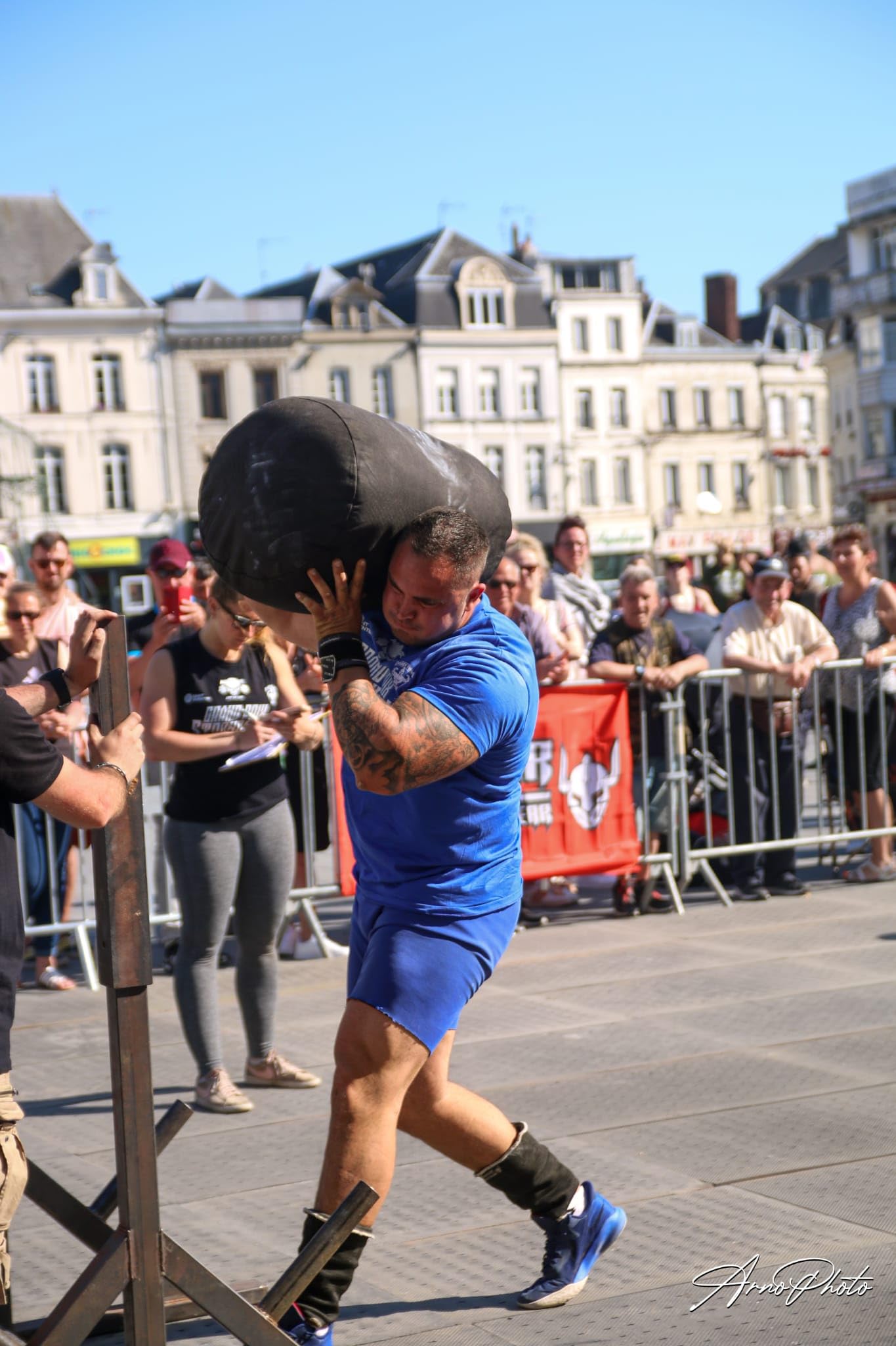 WARRIOR POWERLIFTING GEAR Strongman Sandbag/Sac de Sable 50 à 140 Kg - Sac Strongman - Sac Cross Lifting - Sac préparation Physique - Sac Musculation